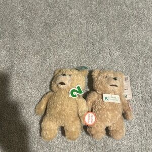Teddy 1 and 2 dolls